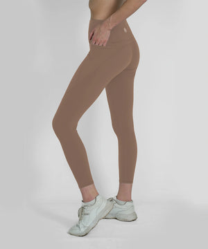 LUXELINE CONTOUR LEGGINGS - Toffee Nude