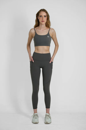 LUXELINE CONTOUR LEGGINGS - Iron Dust