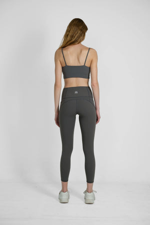 Revamp Luxe Classic Crop Top - Iron Dust