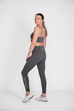 STRIDEMARK CONTOUR LEGGINGS - Iron Dust