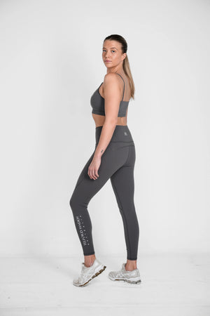 STRIDEMARK CONTOUR LEGGINGS - Iron Dust