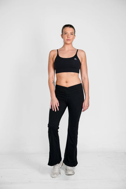 FLEXFLARE CROSSOVER LEGGINGS - Midnight Charm